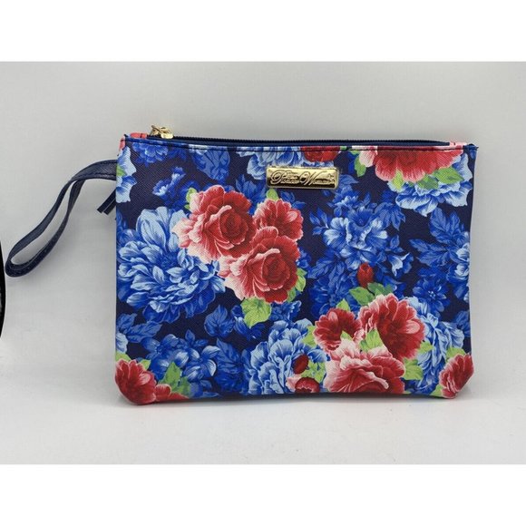 The Pioneer Woman Handbags - Pioneer Woman Heritage Floral Makeup Cosmetic Bag Travel Wallet Zipper NEW! 2022